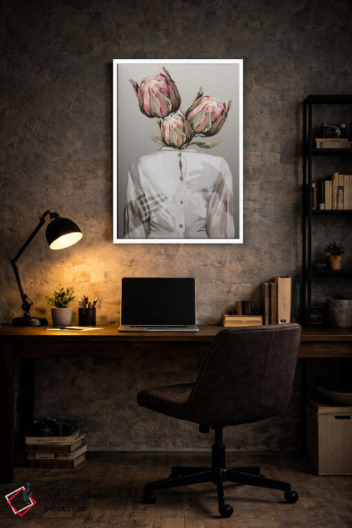 تابلو مینیمال اشتیاق ناشناخته ۱ اثر گابریلا روبرگ - D5W