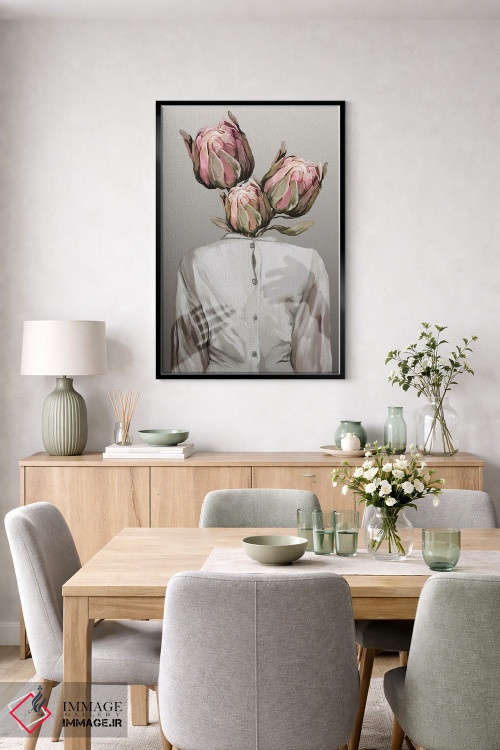 تابلو مینیمال اشتیاق ناشناخته ۱ اثر گابریلا روبرگ - D6B