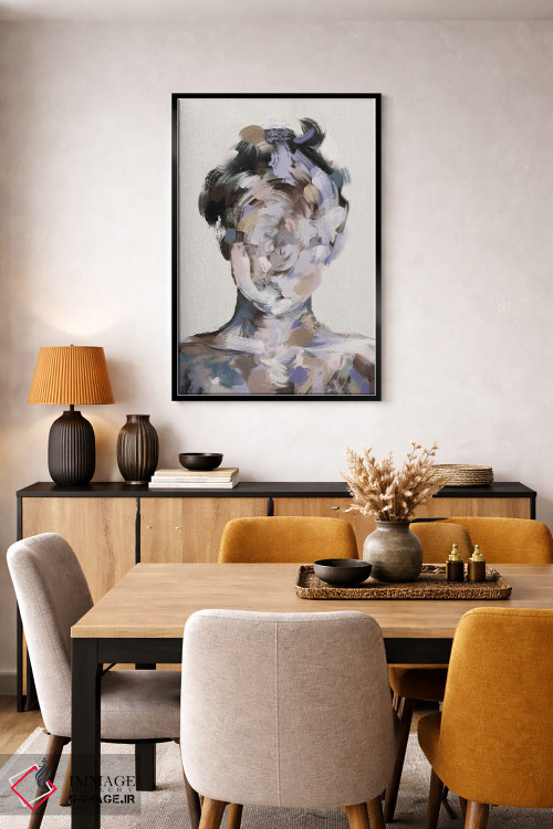 تابلو مینیمال پرتره ۳ اثر گابریلا روبرگ - D5B