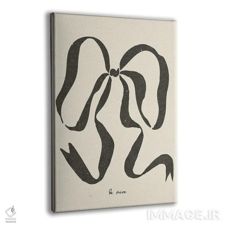 تابلو مینیمال کمان ۲ اثر ان کی تی ان - نمای پرسپکتیو محصول