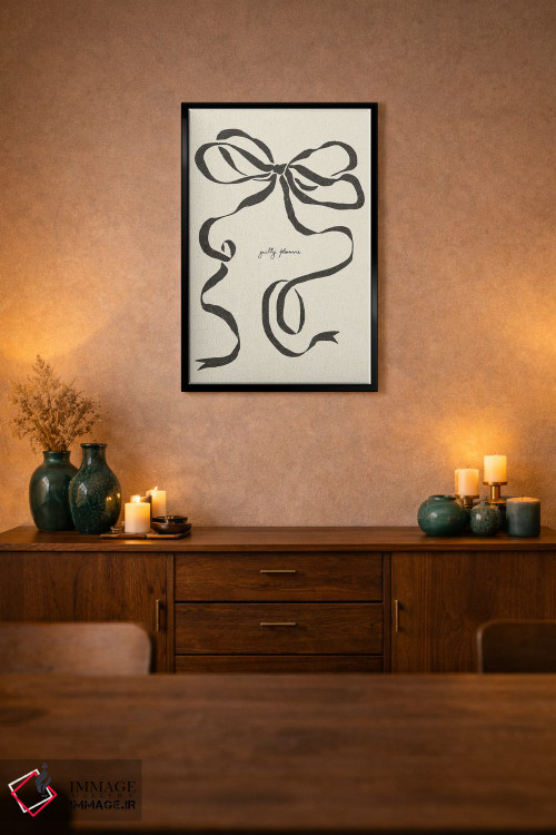 تابلو مینیمال کمان ۱ اثر ان کی تی ان - D1B