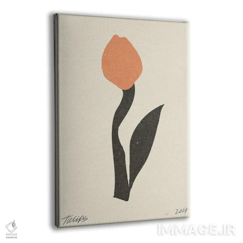 تابلو مینیمال گل مدرن I اثر ان کی تی ان - نمای پرسپکتیو محصول