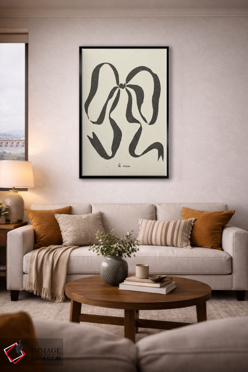 تابلو مینیمال کمان ۲ اثر ان کی تی ان - D4B