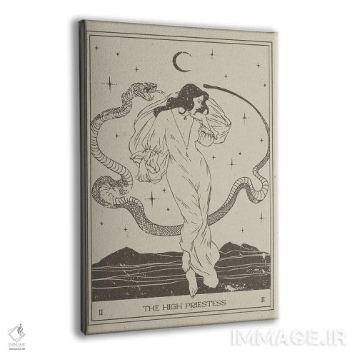 تابلو مینیمال کاهنه اعظم اثر ان کی تی ان - نمای پرسپکتیو محصول