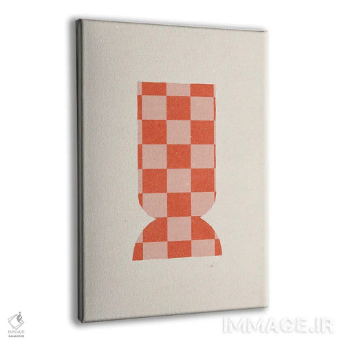 تابلو مینیمال گلدان III اثر ان کی تی ان - نمای پرسپکتیو محصول