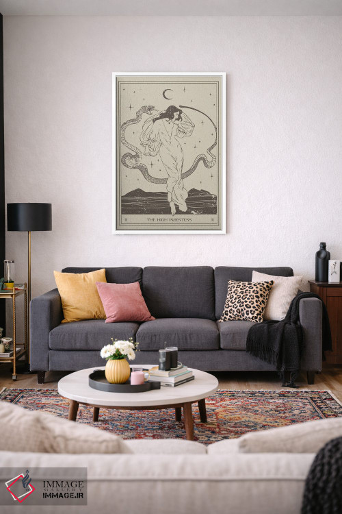 تابلو مینیمال کاهنه اعظم اثر ان کی تی ان - D2W