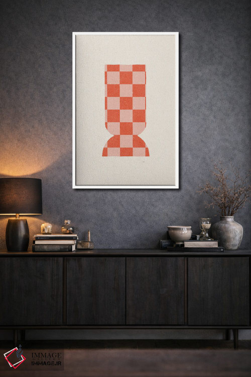 تابلو مینیمال گلدان III اثر ان کی تی ان - D1W