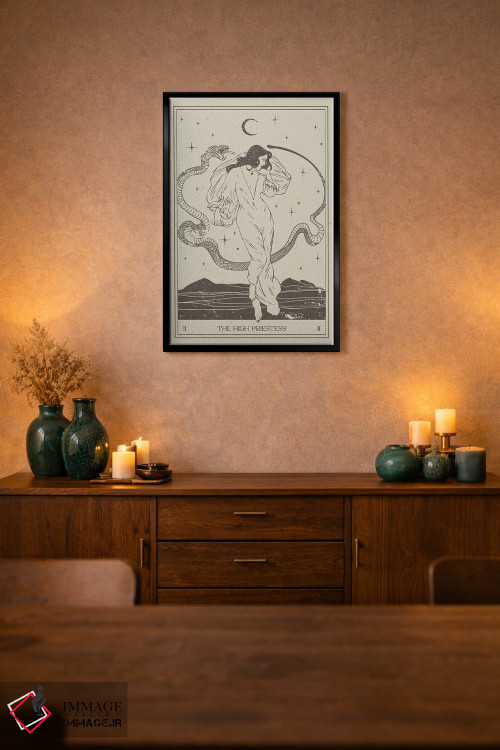 تابلو مینیمال کاهنه اعظم اثر ان کی تی ان - D1B