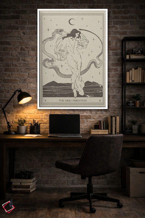 تابلو مینیمال کاهنه اعظم اثر ان کی تی ان - D3W