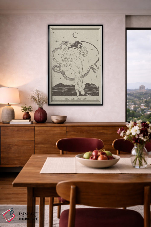 تابلو مینیمال کاهنه اعظم اثر ان کی تی ان - D5B