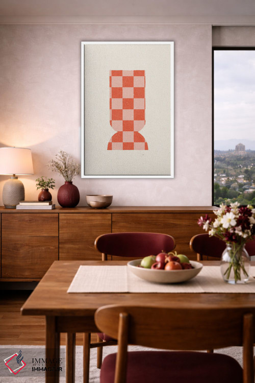 تابلو مینیمال گلدان III اثر ان کی تی ان - D5W