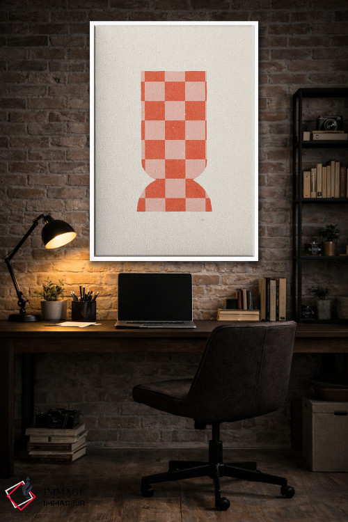 تابلو مینیمال گلدان III اثر ان کی تی ان - D4W