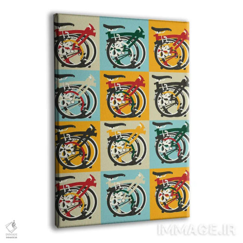 تابلو مدرن دوچرخه تاشو برامپتون اثر وایات ۹ - نمای پرسپکتیو محصول