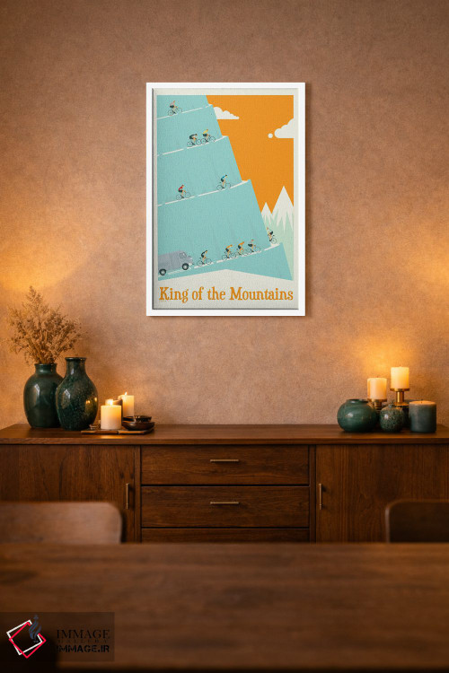 تابلو مدرن شاه کوه ها، مرحله تور دو فرانس اثر وایات ۹ - D1W