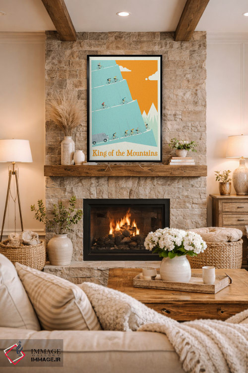 تابلو مدرن شاه کوه ها، مرحله تور دو فرانس اثر وایات ۹ - D2B