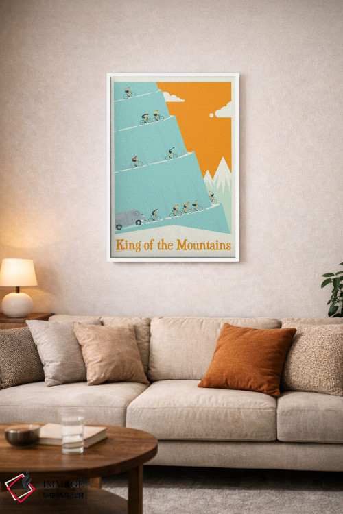 تابلو مدرن شاه کوه ها، مرحله تور دو فرانس اثر وایات ۹ - D3W