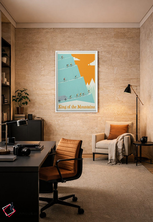 تابلو مدرن شاه کوه ها، مرحله تور دو فرانس اثر وایات ۹ - D6W