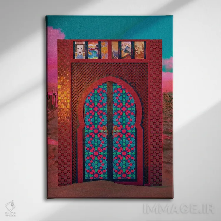 تابلو دکوراتیو در خالد اثر کازموزک - نمای روبهرو روی دیوار