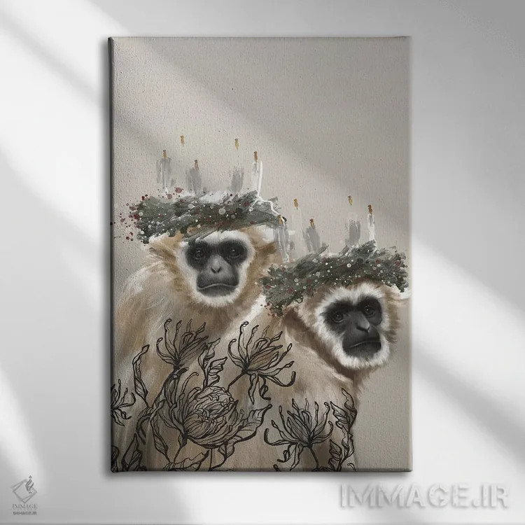 تابلو دکوراتیو لوسیا II اثر گابریلا روبرگ - نمای روبهرو روی دیوار