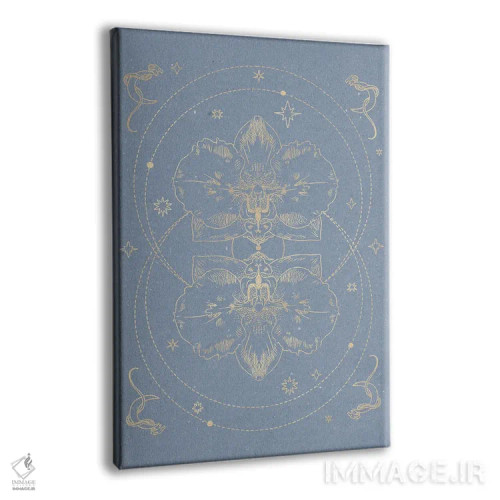 تابلو مینیمال ارکیده اسرارآمیز I اثر ان کی تی ان - نمای پرسپکتیو محصول