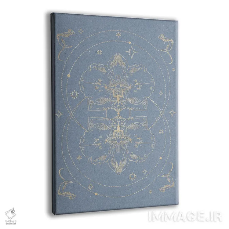 تابلو مینیمال ارکیده اسرارآمیز I اثر ان کی تی ان - نمای پرسپکتیو محصول