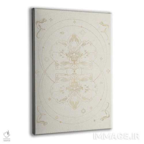 تابلو مینیمال ارکیده اسرارآمیز III اثر ان کی تی ان - نمای پرسپکتیو محصول