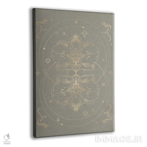 تابلو مینیمال ارکیده اسرارآمیز II اثر ان کی تی ان - نمای پرسپکتیو محصول