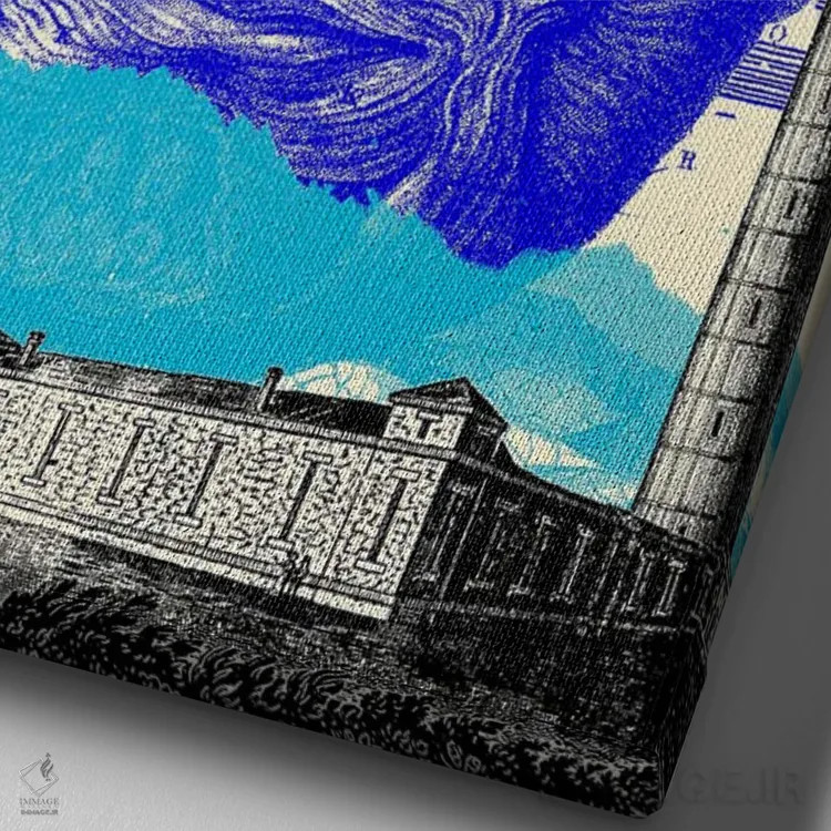 تابلو دکوراتیو بیداری I اثر پاول پاچولک - نمای نزدیک بافت بوم