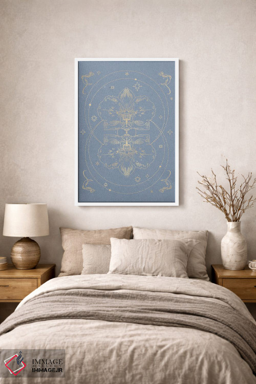 تابلو مینیمال ارکیده اسرارآمیز I اثر ان کی تی ان - D1W