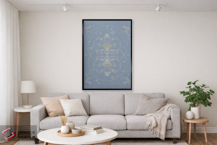 تابلو مینیمال ارکیده اسرارآمیز I اثر ان کی تی ان - D2B