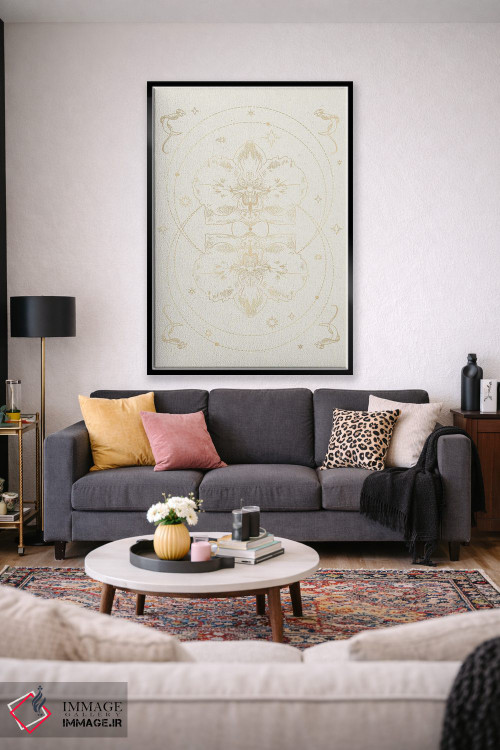 تابلو مینیمال ارکیده اسرارآمیز III اثر ان کی تی ان - D2B