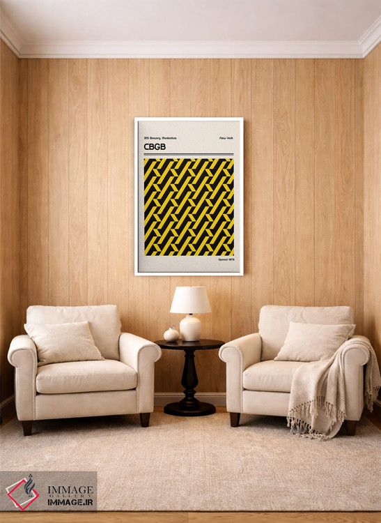 تابلو مدرن پوستر محل CBGB اثر رتردروم - D1W
