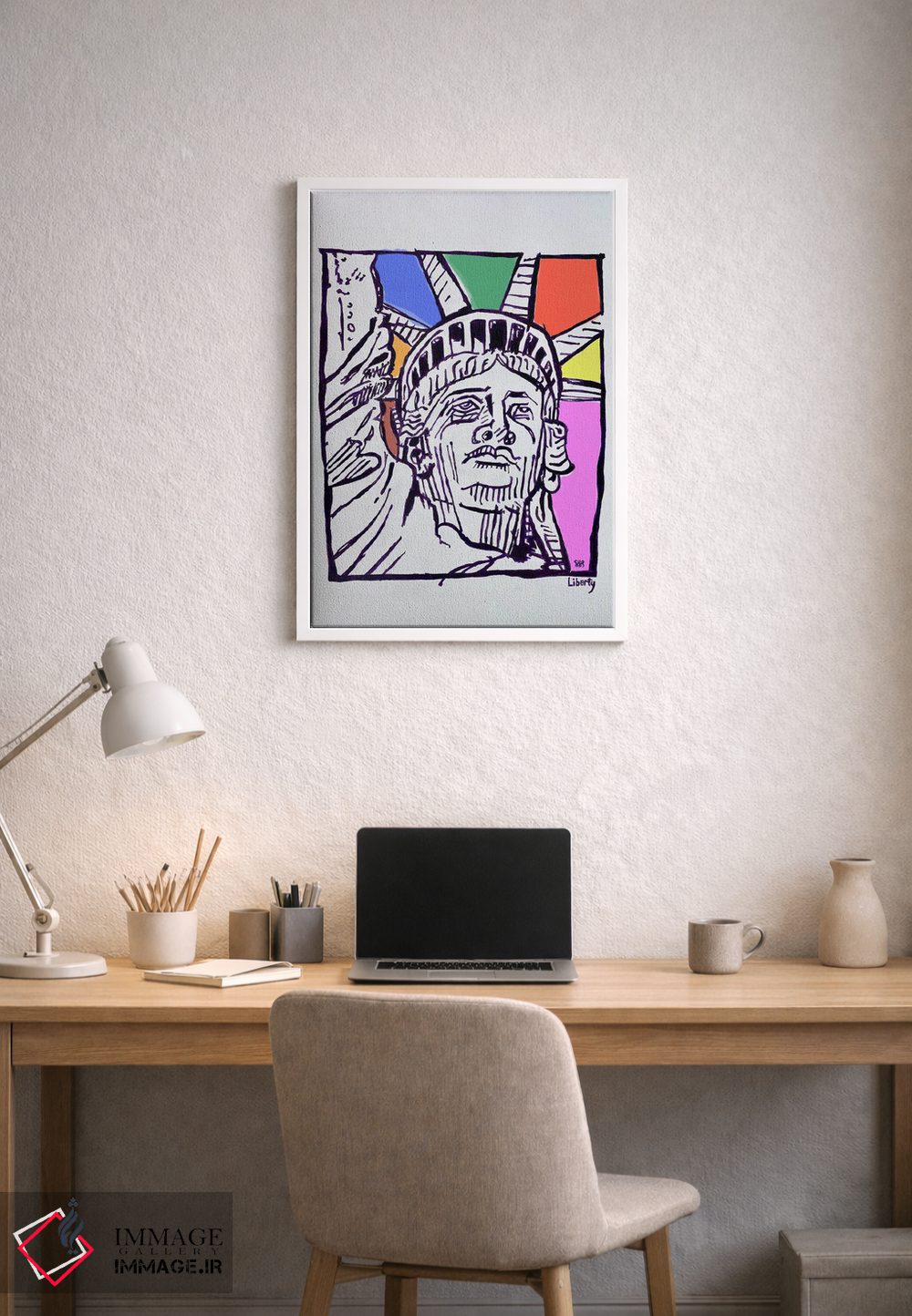 تابلو دکوراتیو آزادی اثر استیو اسپنسر - D1W