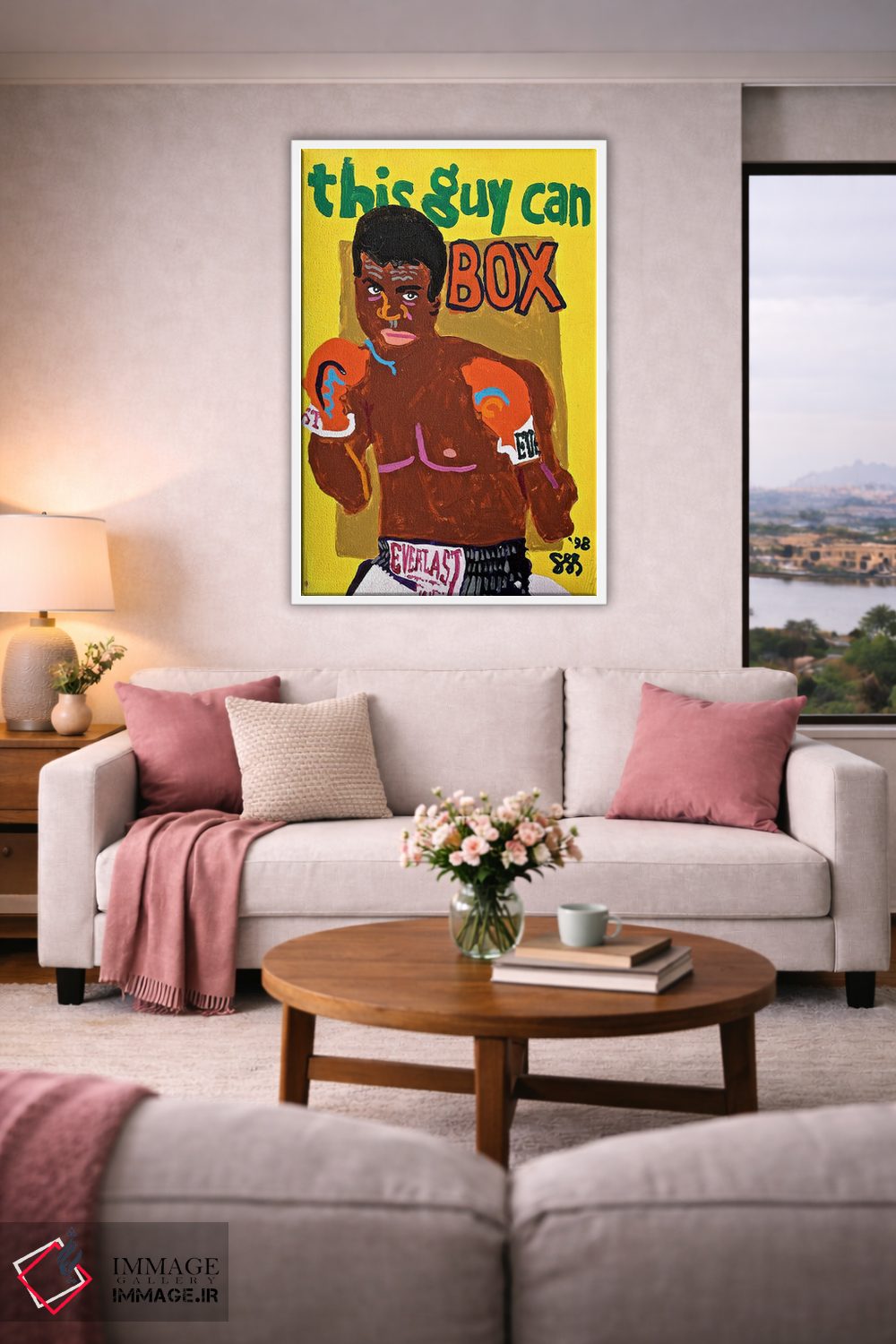 تابلو دکوراتیو علی اثر استیو اسپنسر - D3W