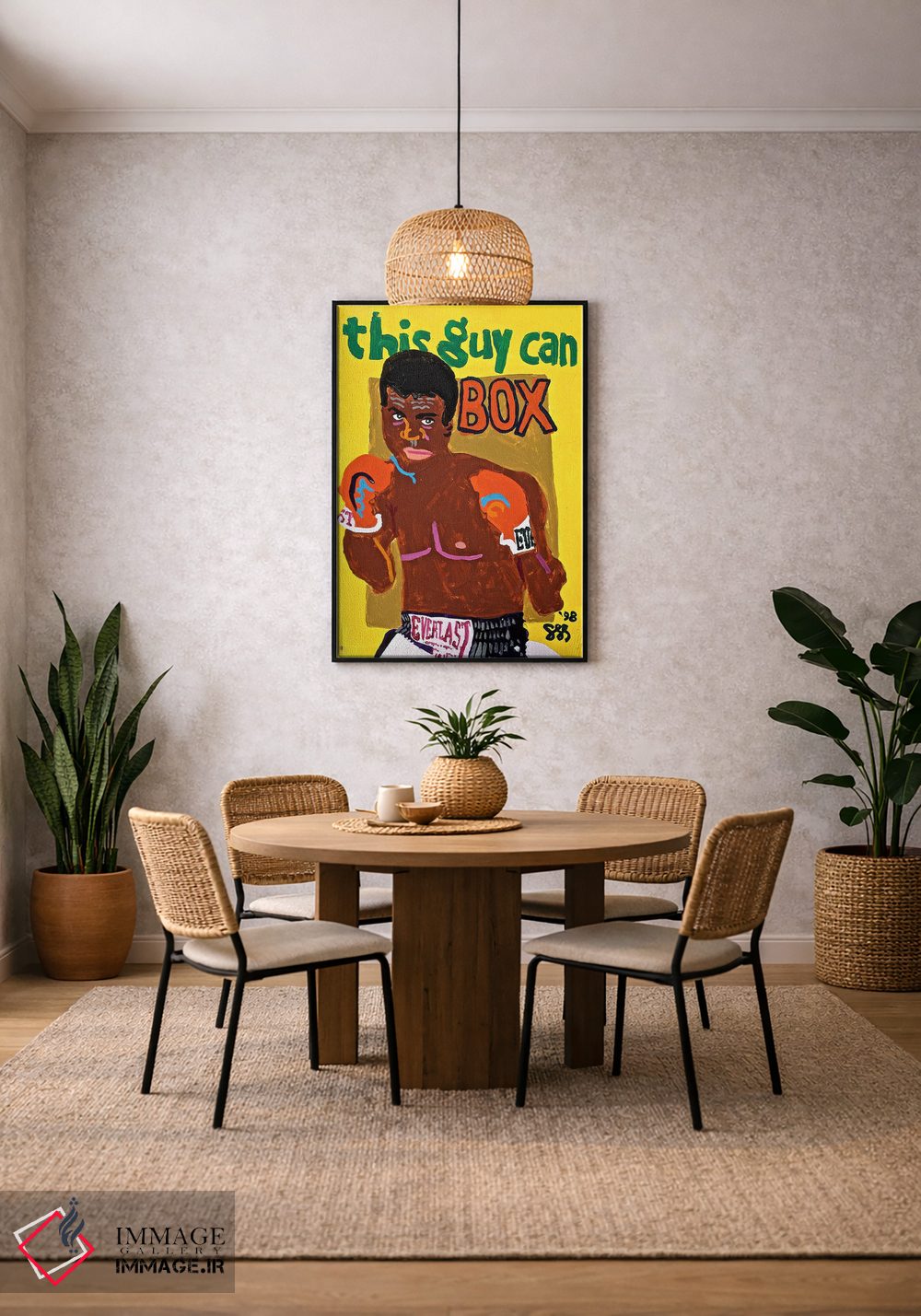 تابلو دکوراتیو علی اثر استیو اسپنسر - D5B