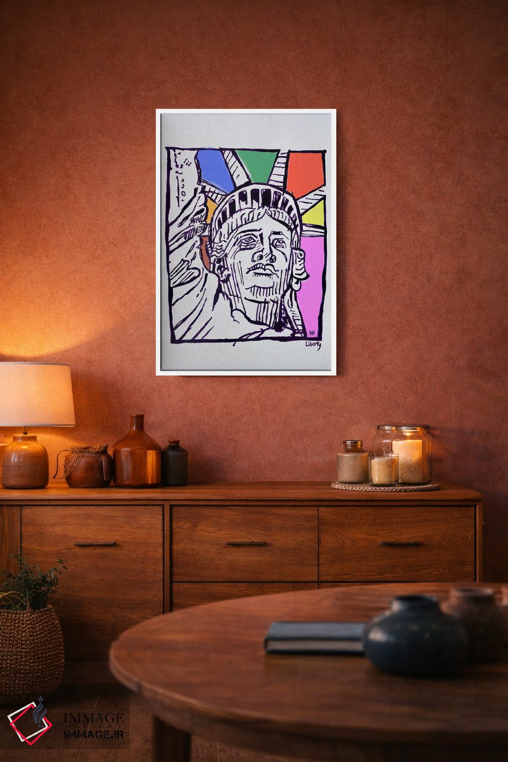 تابلو دکوراتیو آزادی اثر استیو اسپنسر - D3W