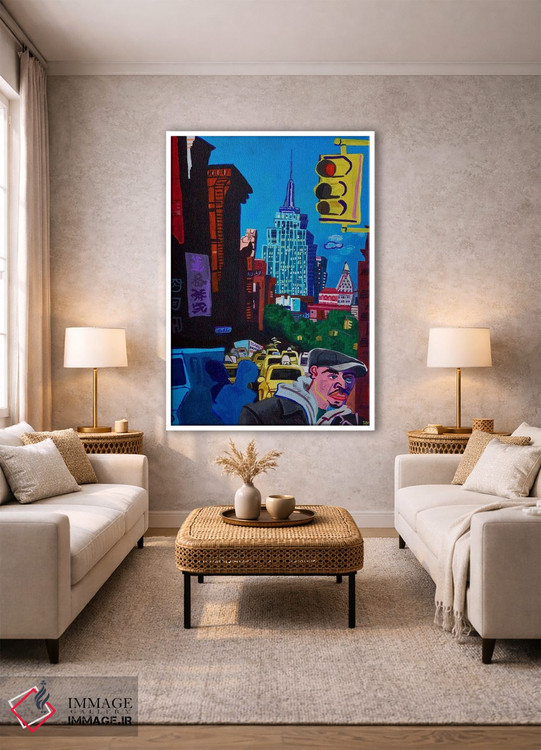 تابلو دکوراتیو سایه های باوری اثر استیو اسپنسر - D1W