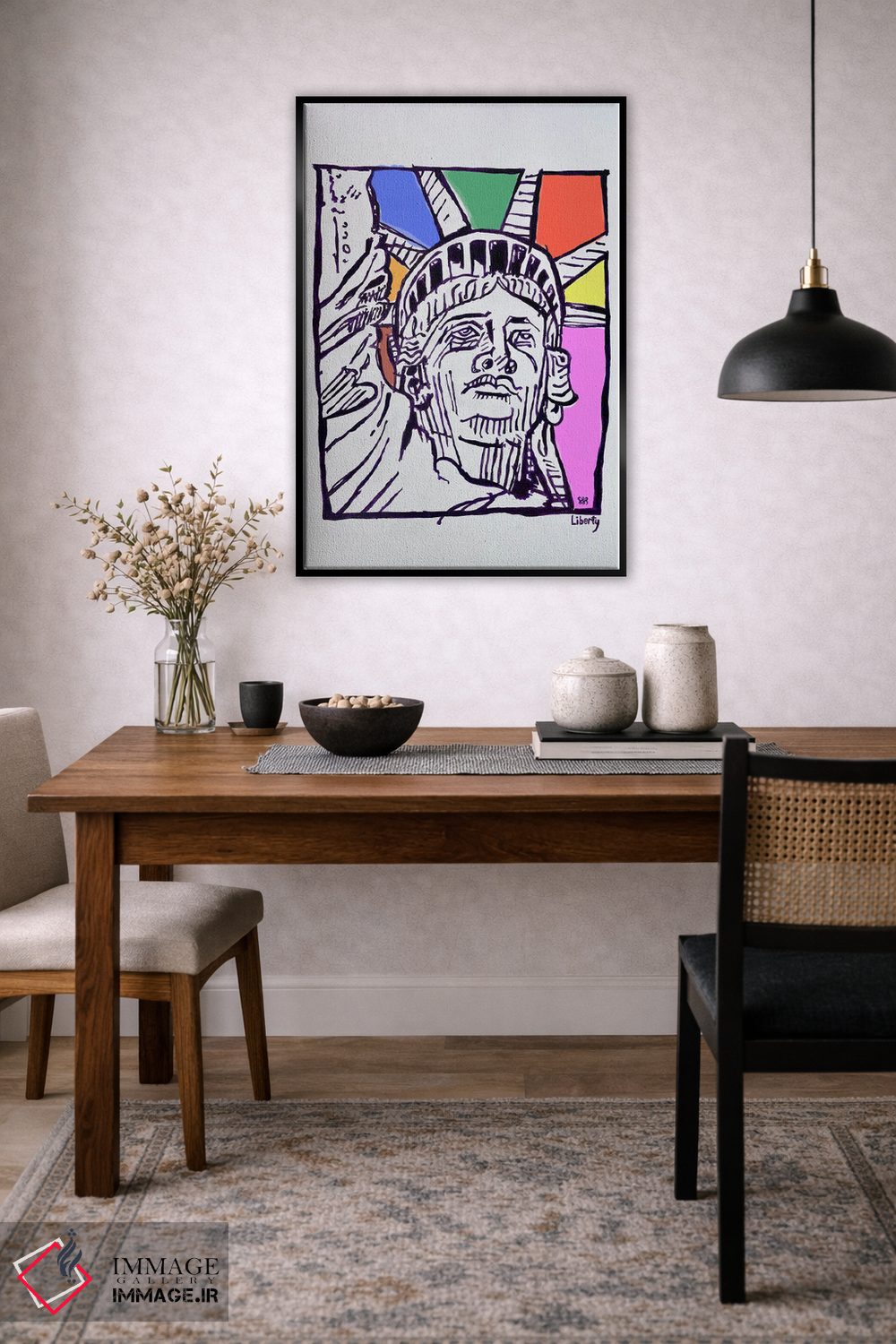 تابلو دکوراتیو آزادی اثر استیو اسپنسر - D5B