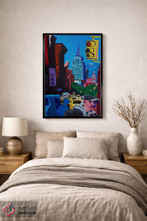 تابلو دکوراتیو سایه های باوری اثر استیو اسپنسر - D2B