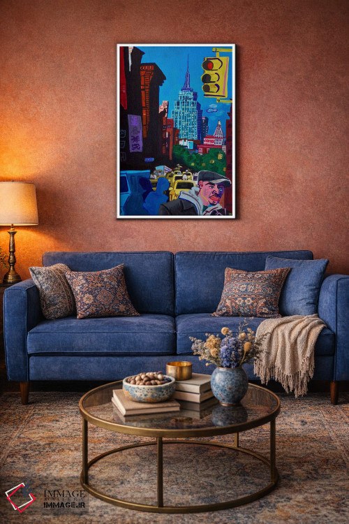 تابلو دکوراتیو سایه های باوری اثر استیو اسپنسر - D3W