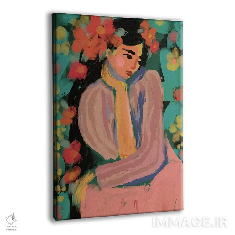 تابلو مدرن سورا در باغ گل اثر تری چایلد - نمای پرسپکتیو محصول