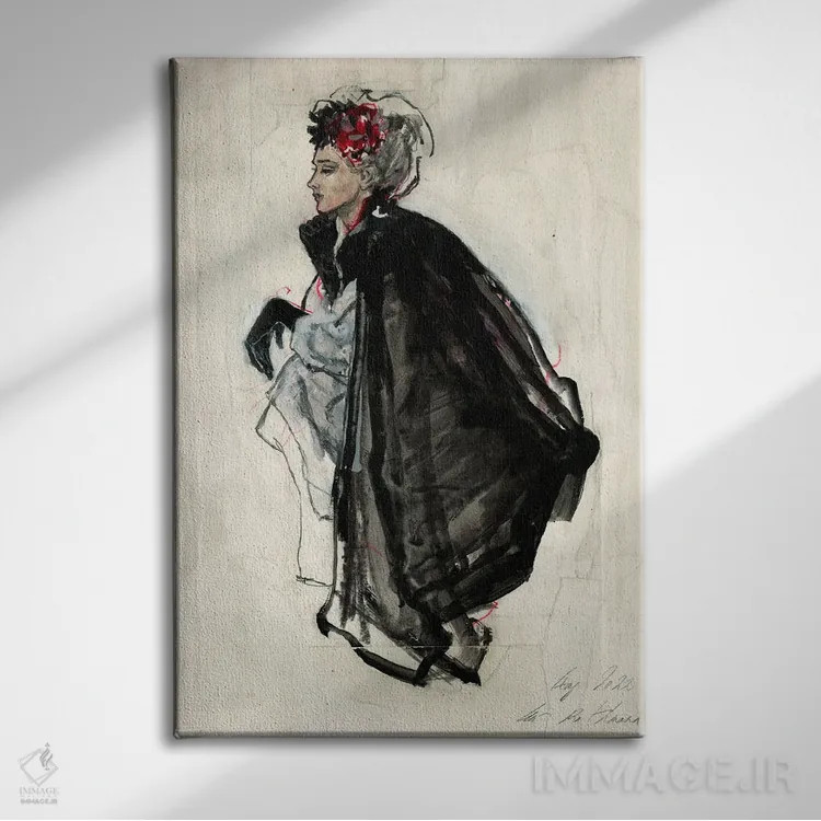 تابلو دکوراتیو ادای احترام به فریدا XIX اثر اوته راتمن - نمای روبهرو روی دیوار