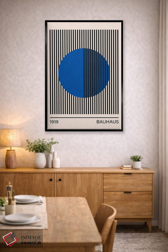 تابلو مینیمال هنر باوهاوس III اثر ویتور کوستا - D5B