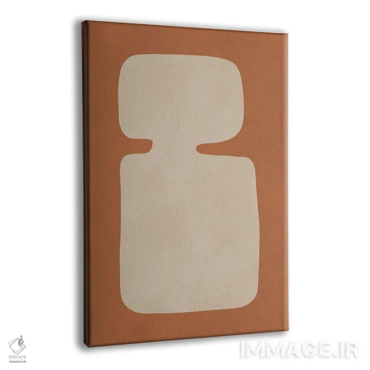 تابلو مینیمال اشکال قبیله ای XVII اثر ویتور کوستا - نمای پرسپکتیو محصول