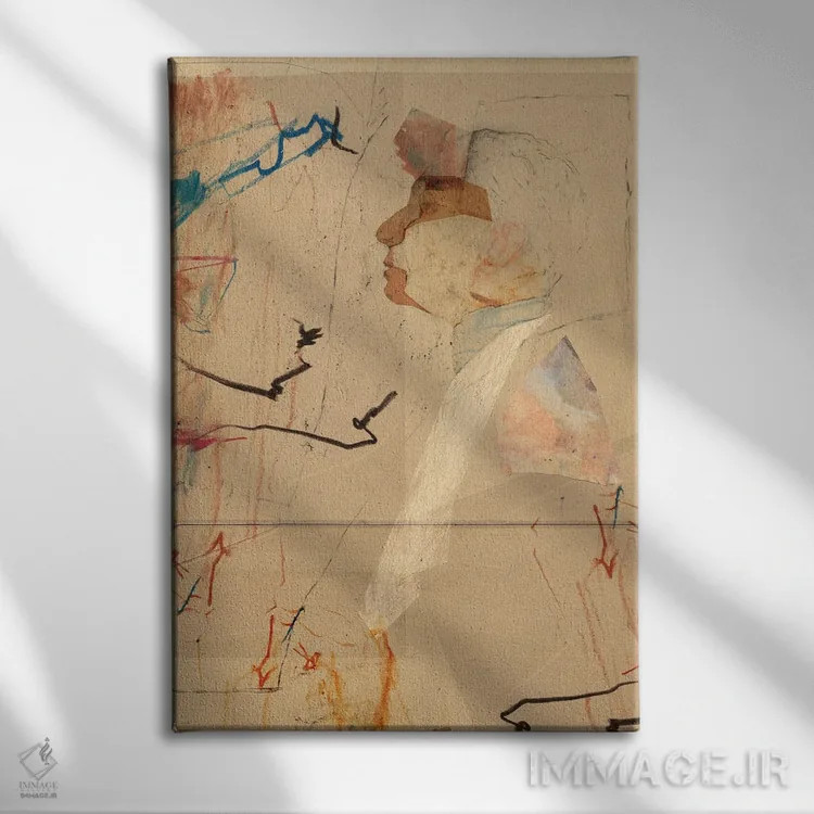 تابلو انتزاعی دیدگاه، پرسپکتیو اثر الکساندر آدیلس - نمای روبهرو روی دیوار