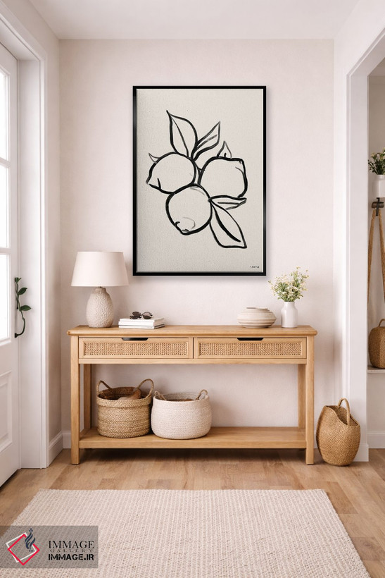 تابلو مینیمال لیمون ها اثر تارا رویل - D6B