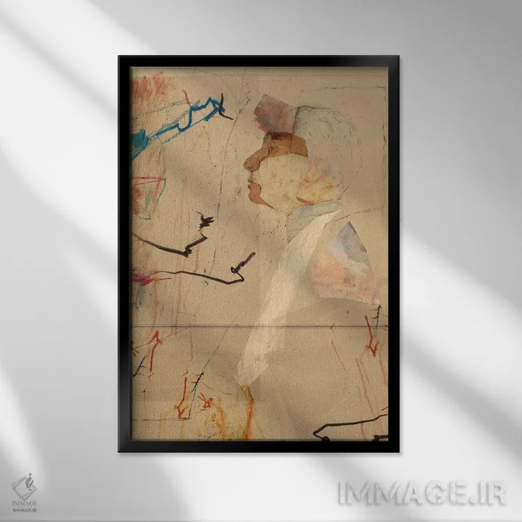 تابلو انتزاعی دیدگاه، پرسپکتیو اثر الکساندر آدیلس - نمای قابدار مشکی