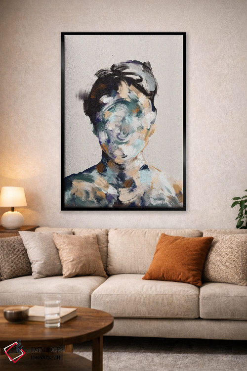 تابلو انتزاعی پرتره شماره ۲ اثر گابریلا روبرگ - D1B