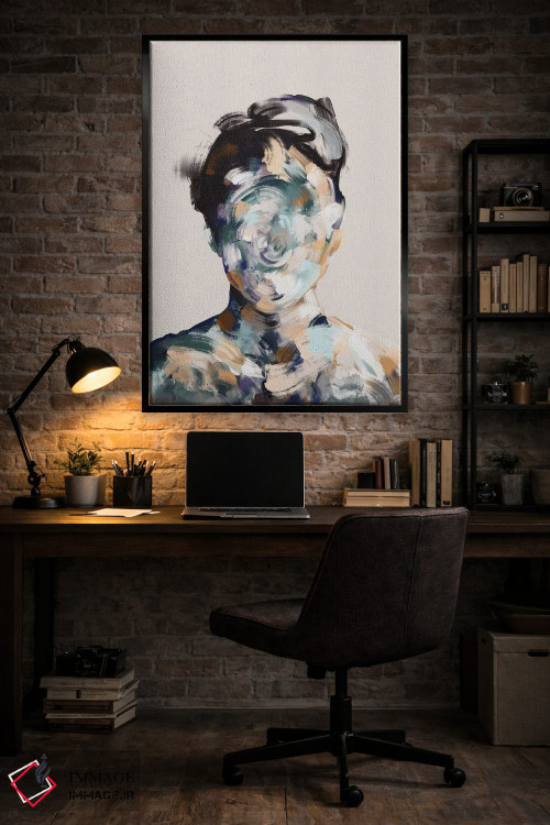 تابلو انتزاعی پرتره شماره ۲ اثر گابریلا روبرگ - D3B