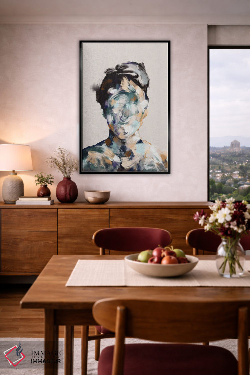 تابلو انتزاعی پرتره شماره ۲ اثر گابریلا روبرگ - D4B